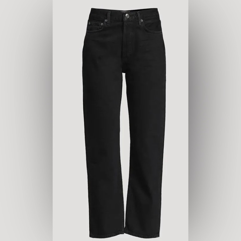 Agolde 90’s Pinch Black Denim Jeans